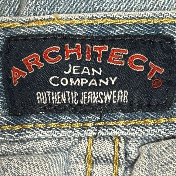 Architect Jean Company Denim Shorts Men's Size 34 Blue Zip Fly Cotton Blend - Picture 7 of 9